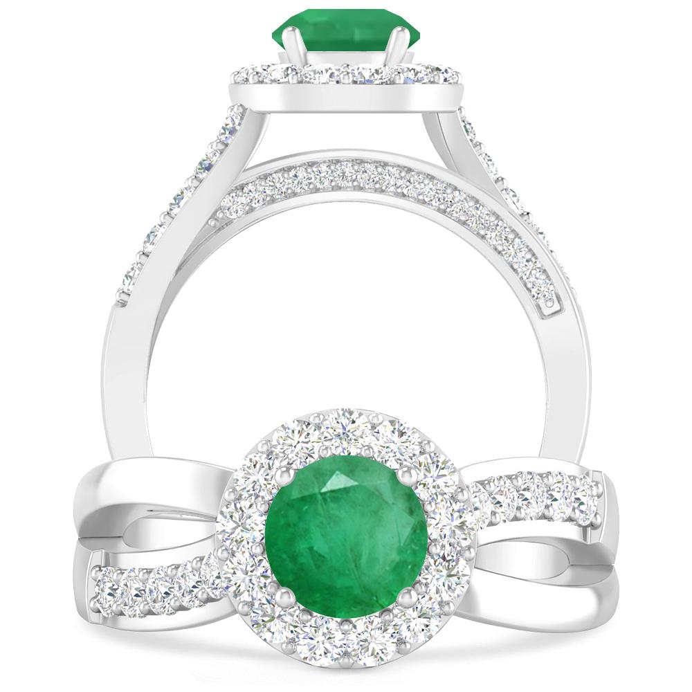 White Gold - Emerald