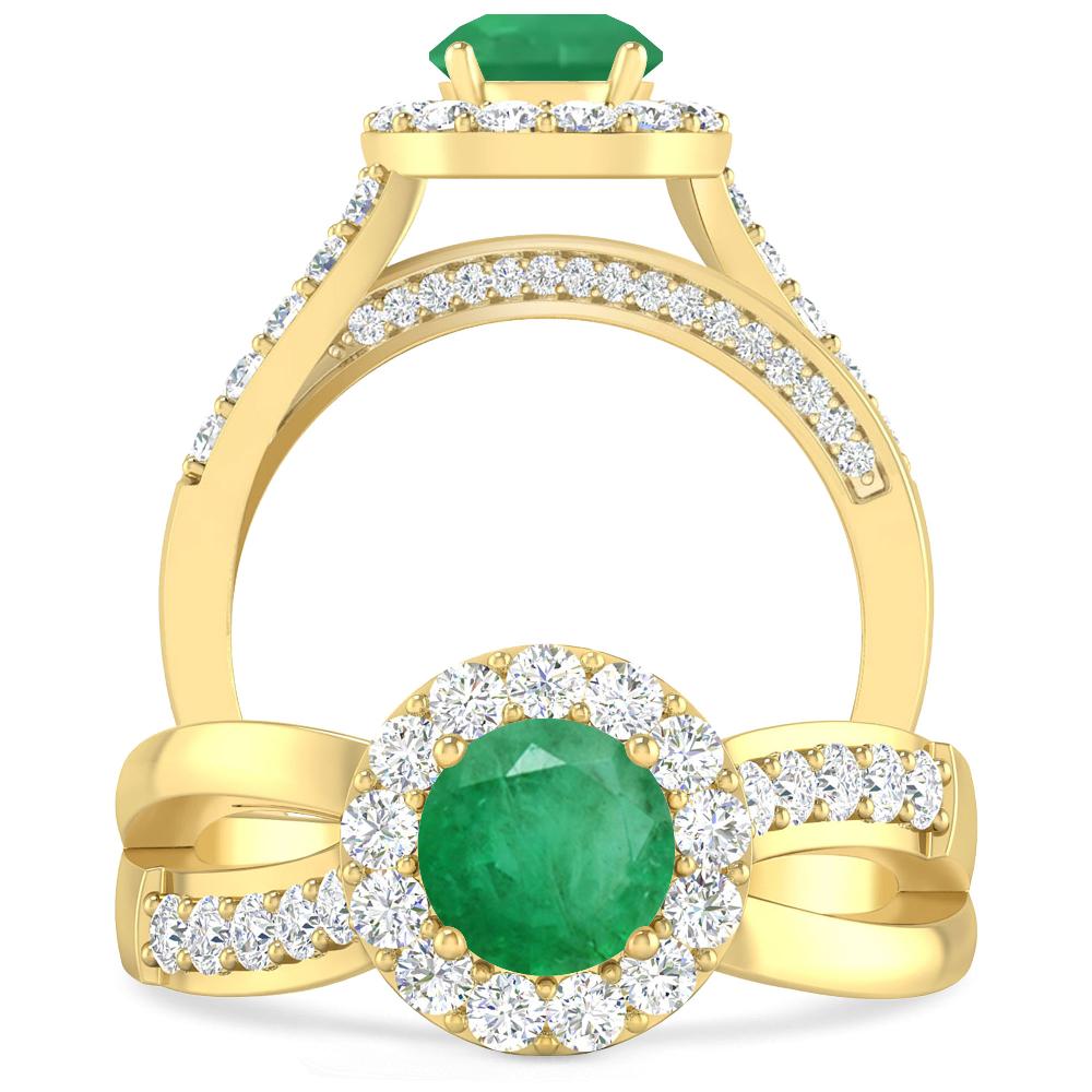 Yellow Gold - Emerald