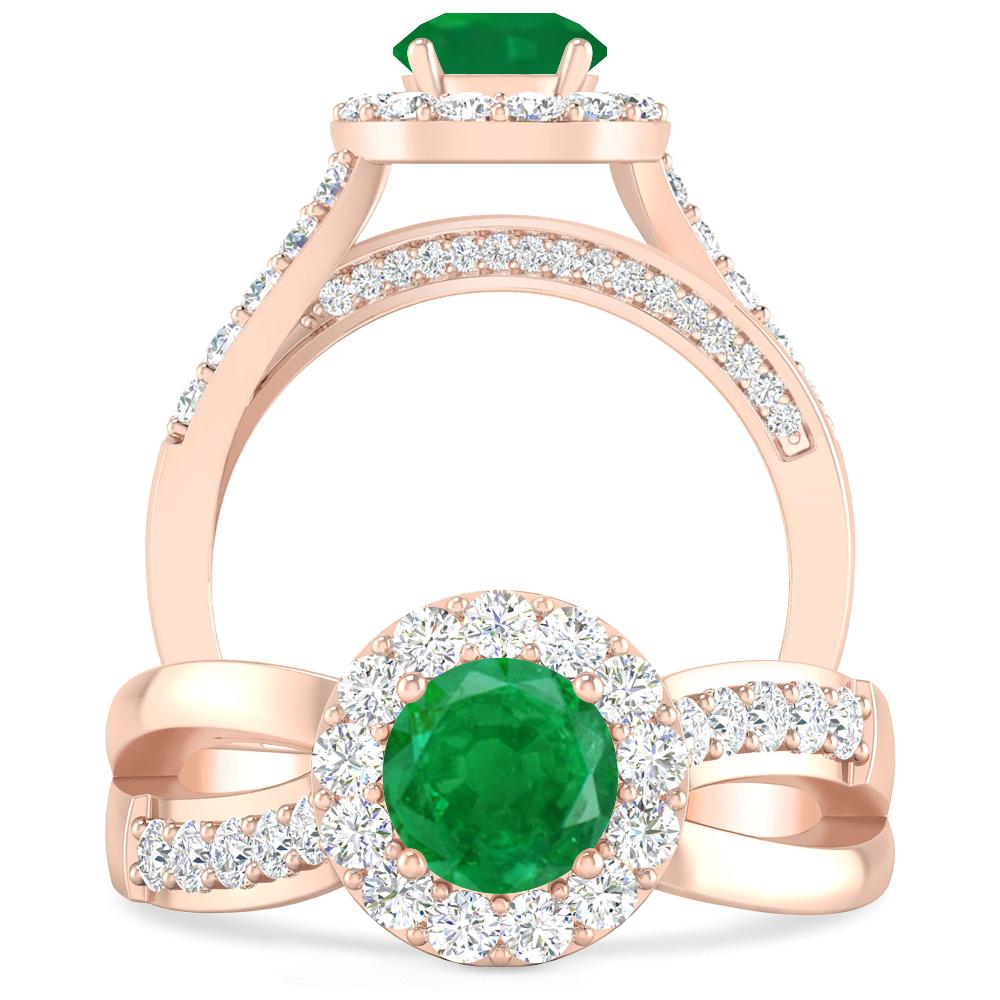 Rose Gold - Emerald