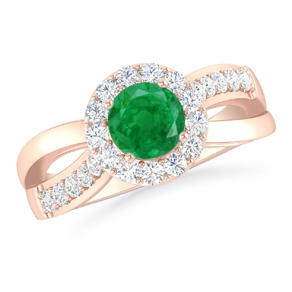 Rose Gold - Emerald