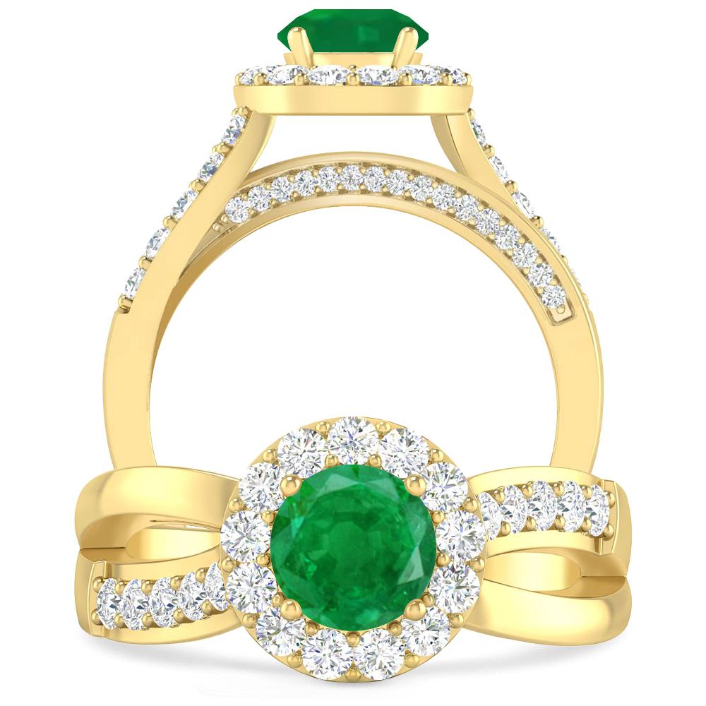 Yellow Gold - Emerald