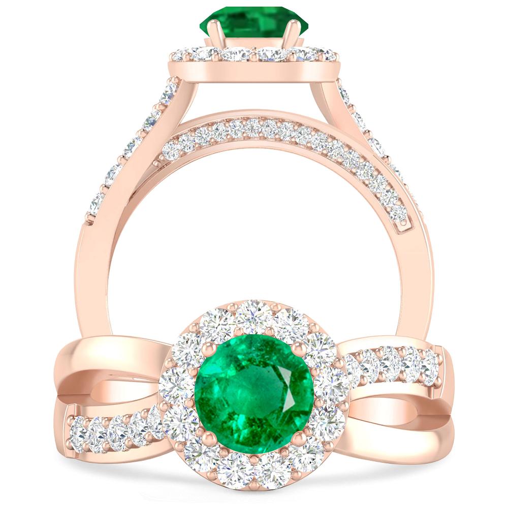 Rose Gold - Emerald