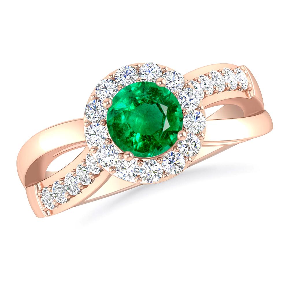 Rose Gold - Emerald