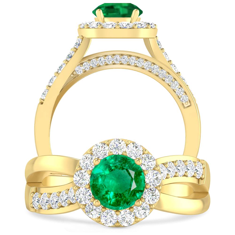 Yellow Gold - Emerald