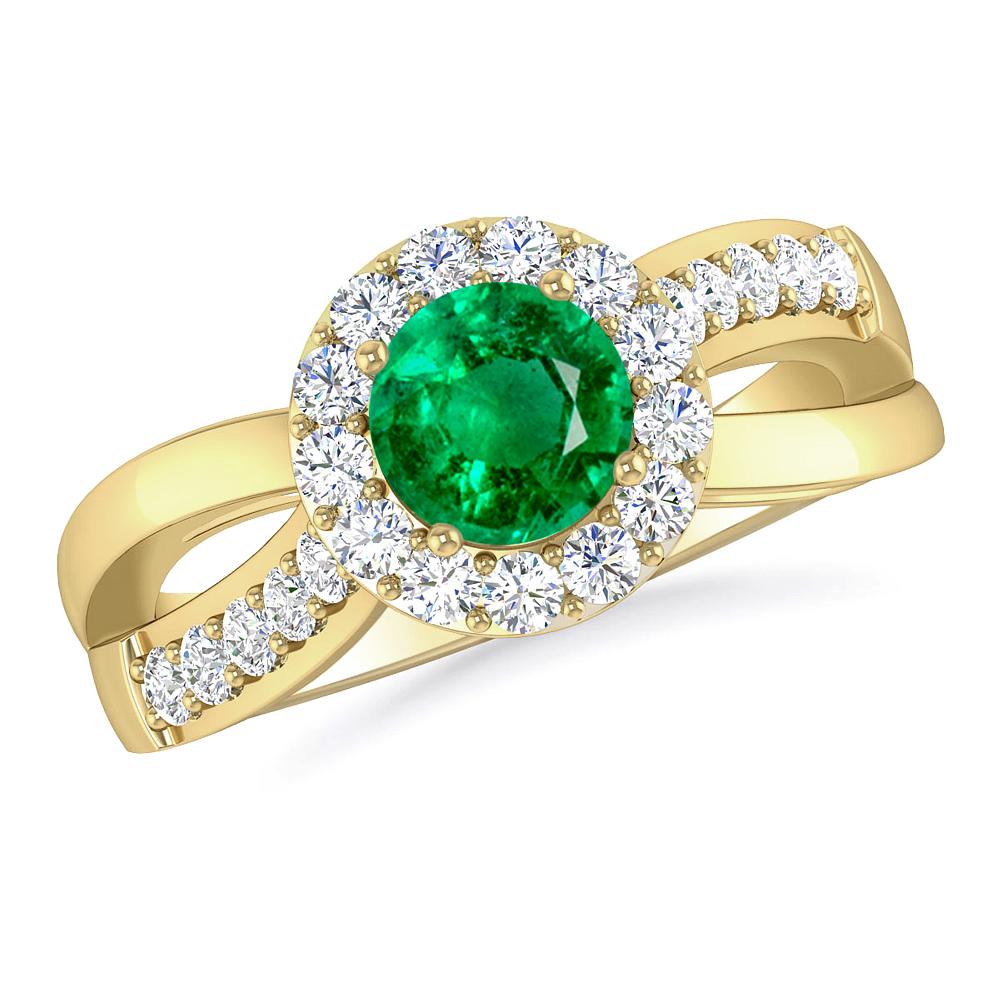 Yellow Gold - Emerald