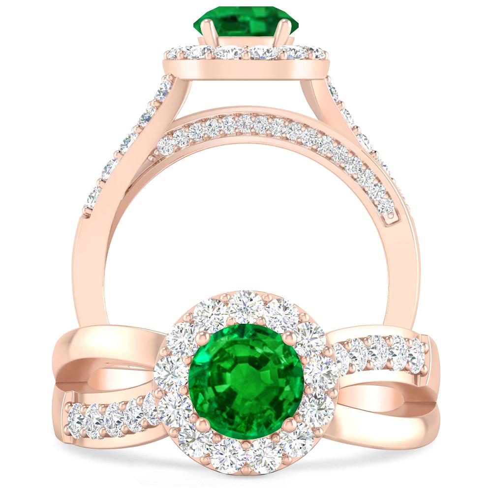 Rose Gold - Emerald