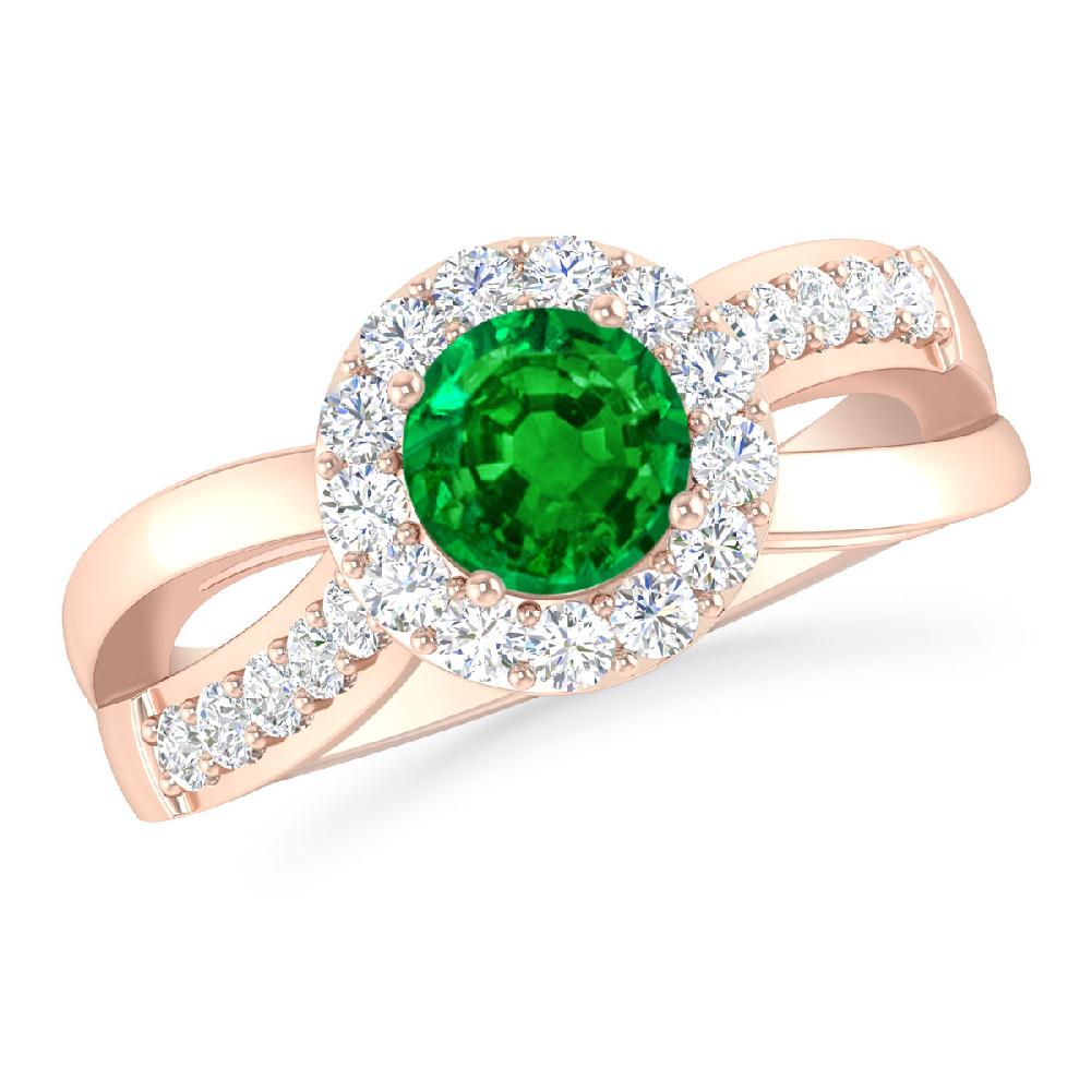 Rose Gold - Emerald