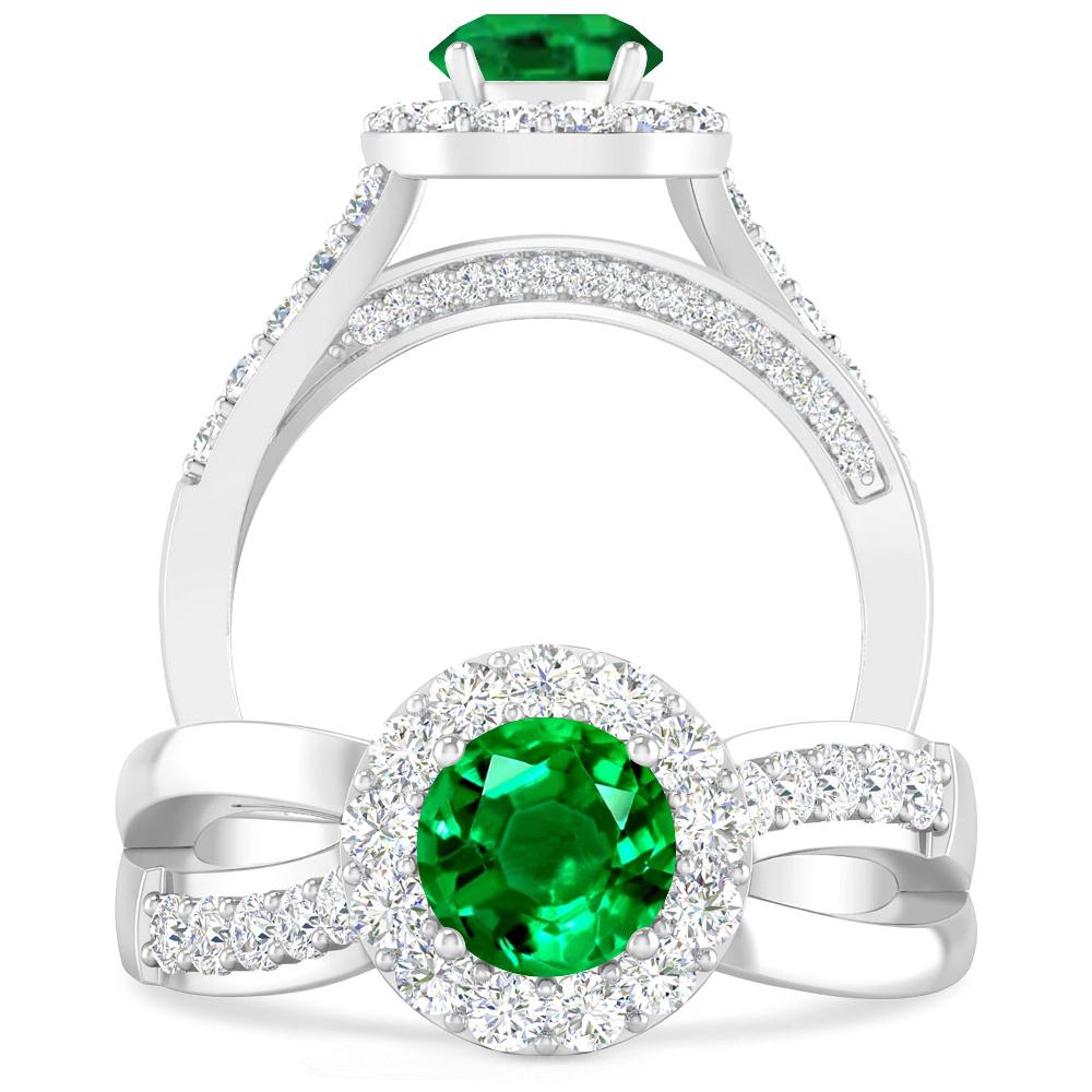 White Gold - Emerald