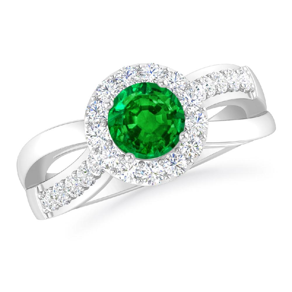 White Gold - Emerald