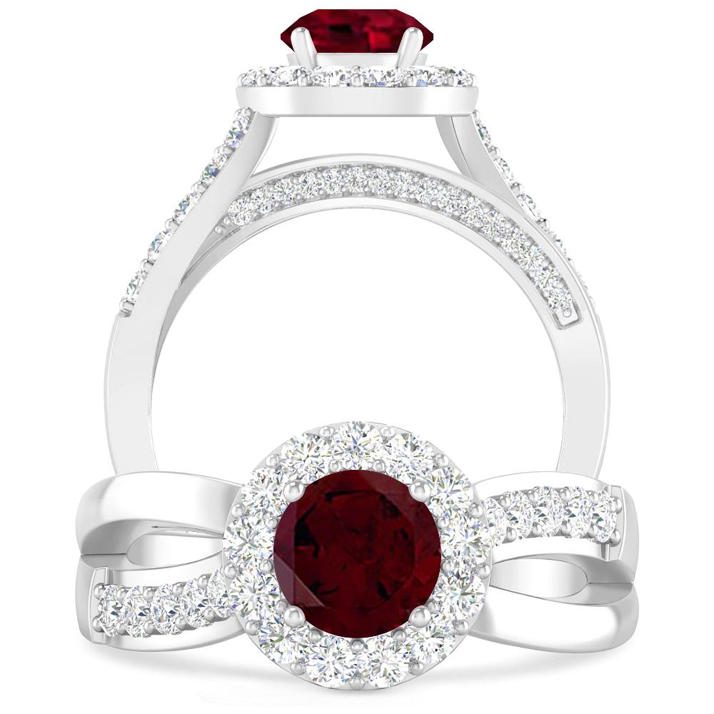 White Gold - Garnet