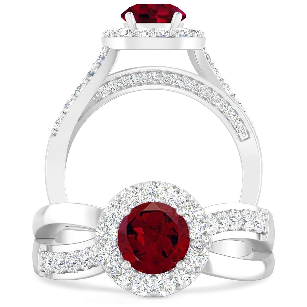 White Gold - Garnet