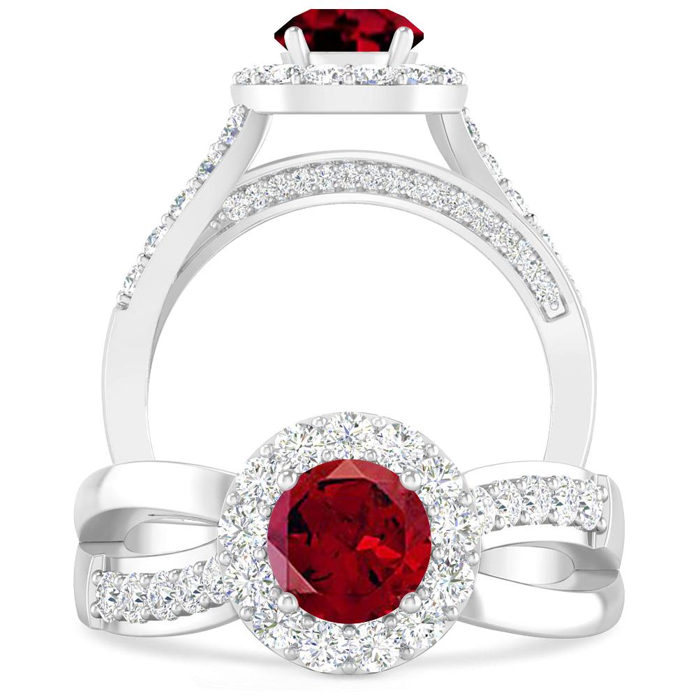 White Gold - Garnet