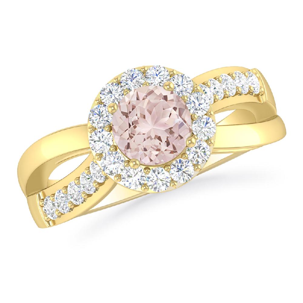 Yellow Gold - Morganite