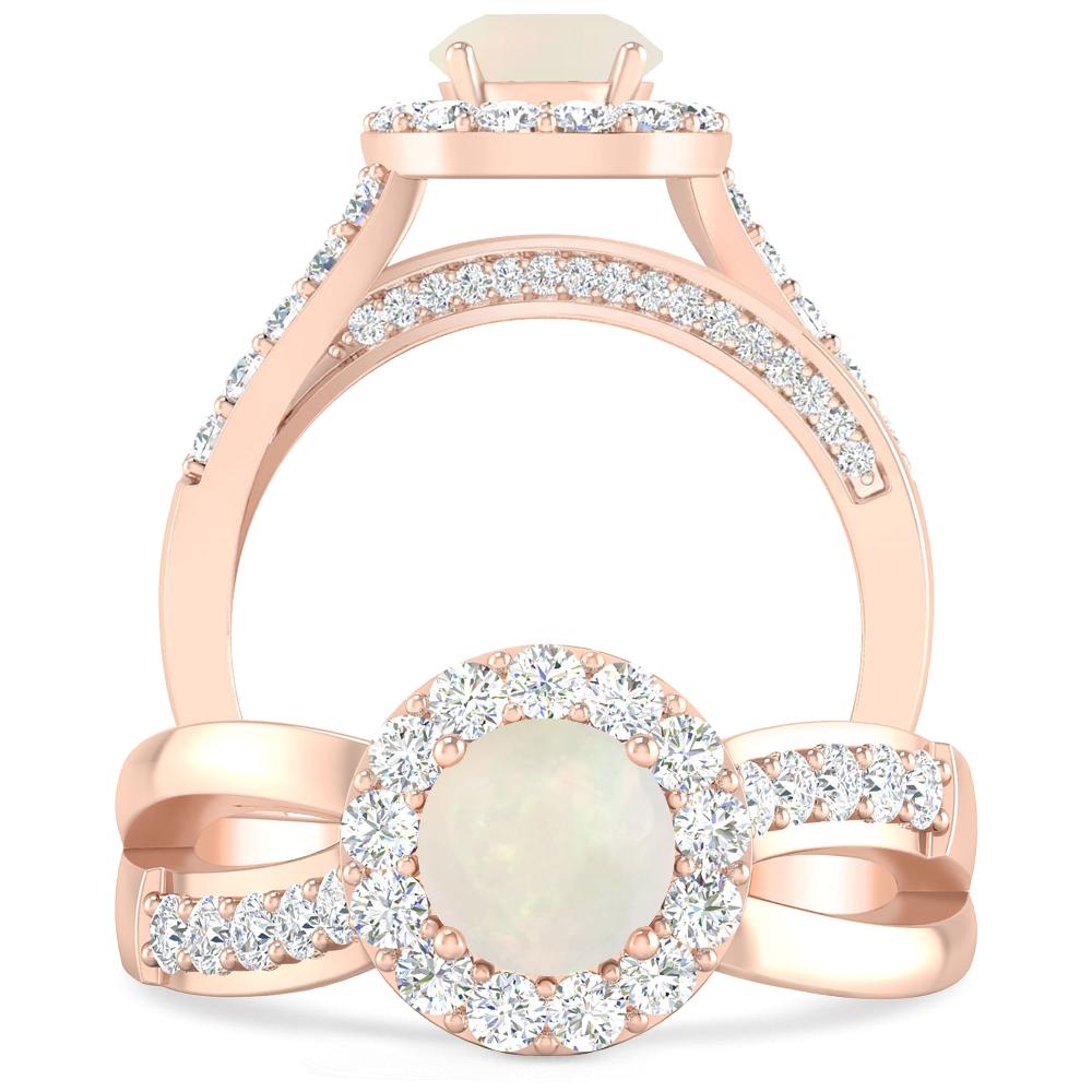 Rose Gold - Opal