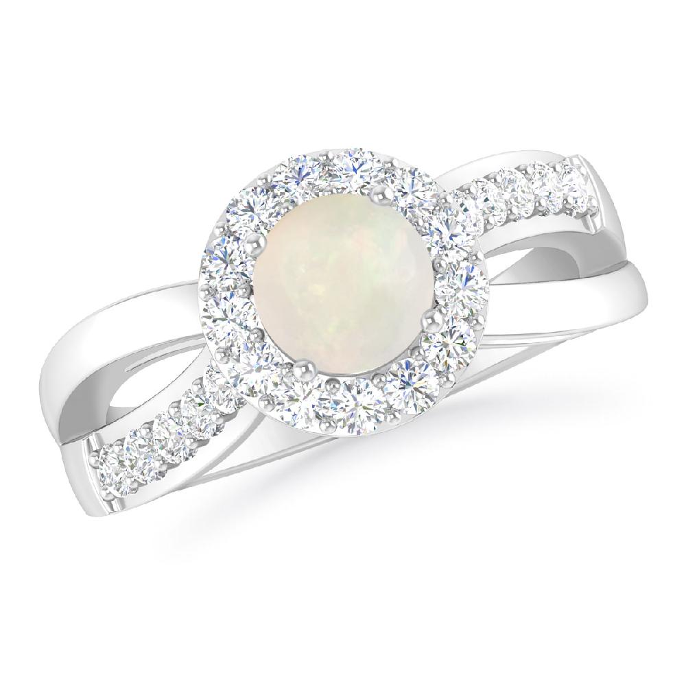 White Gold - Opal