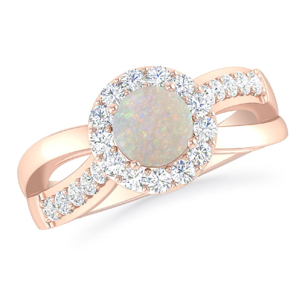 Rose Gold - Opal