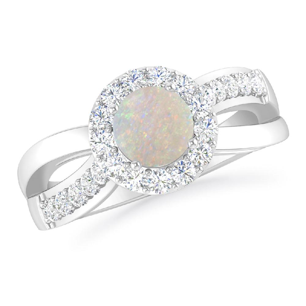 White Gold - Opal