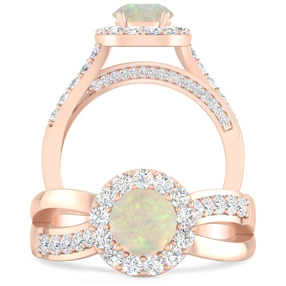 Rose Gold - Opal