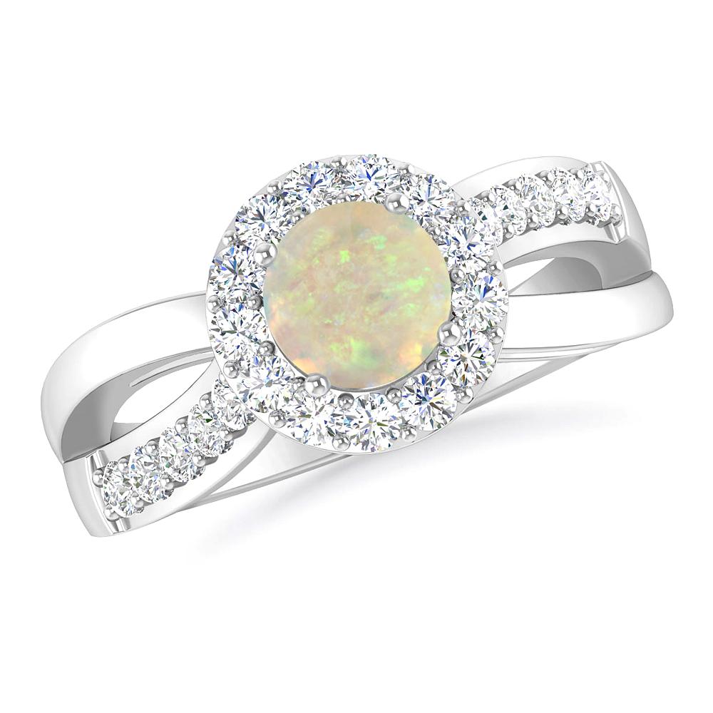 White Gold - Opal