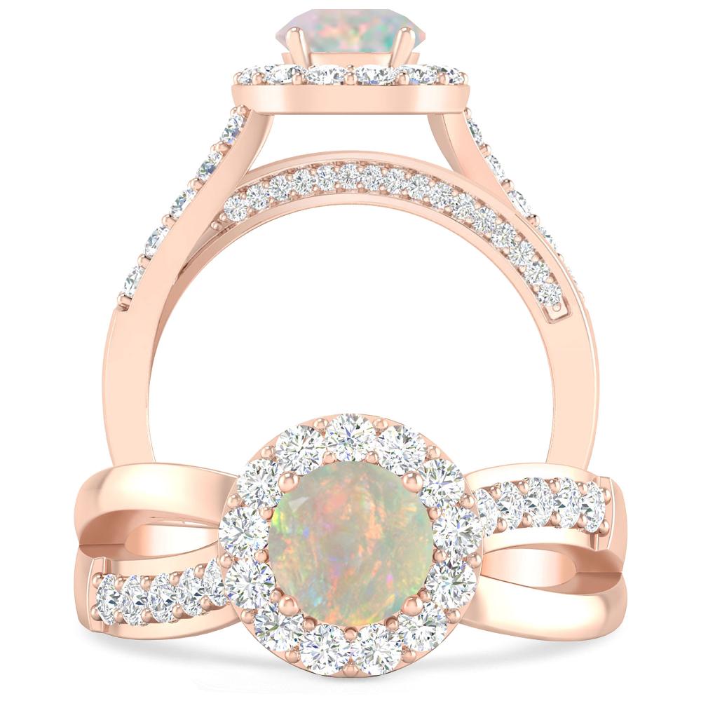 Rose Gold - Opal