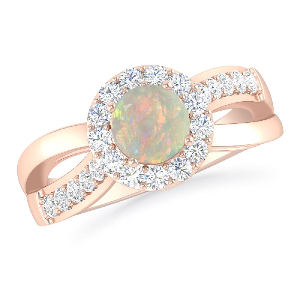 Rose Gold - Opal