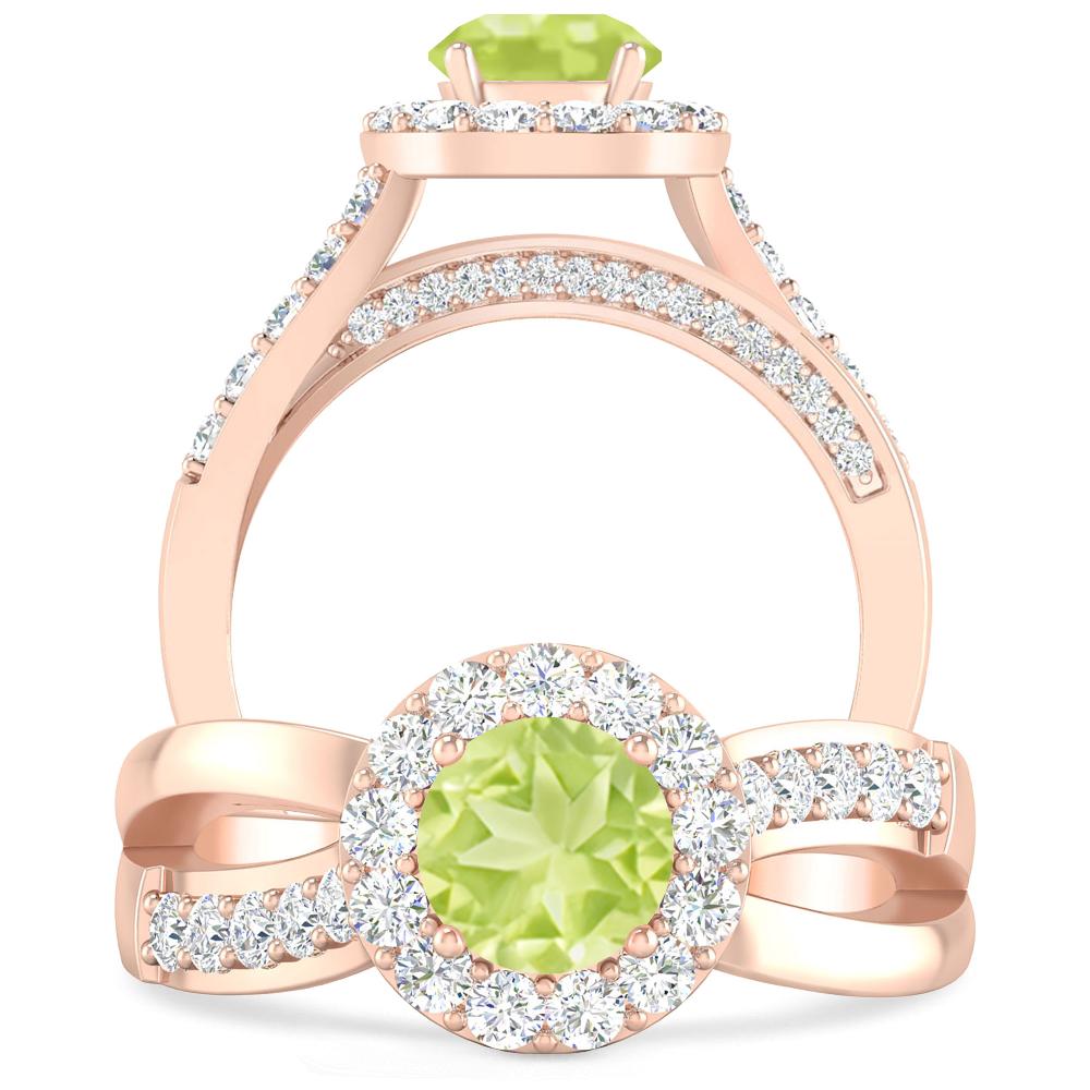 Rose Gold - Peridot