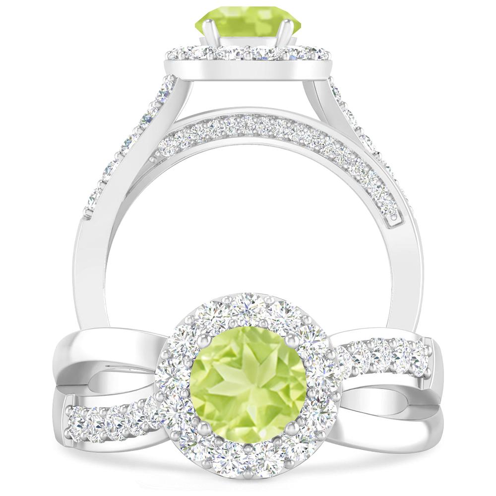 White Gold - Peridot