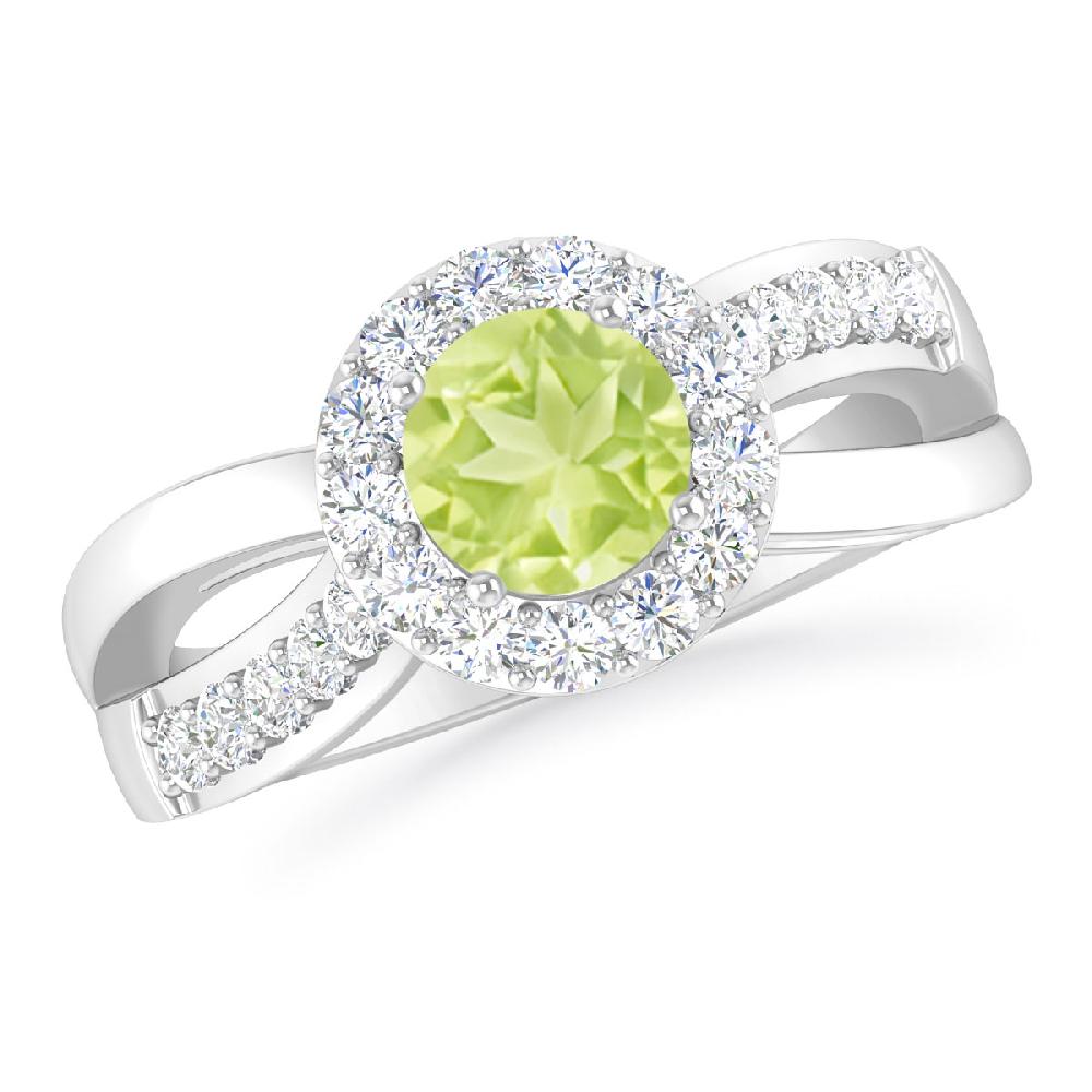 White Gold - Peridot