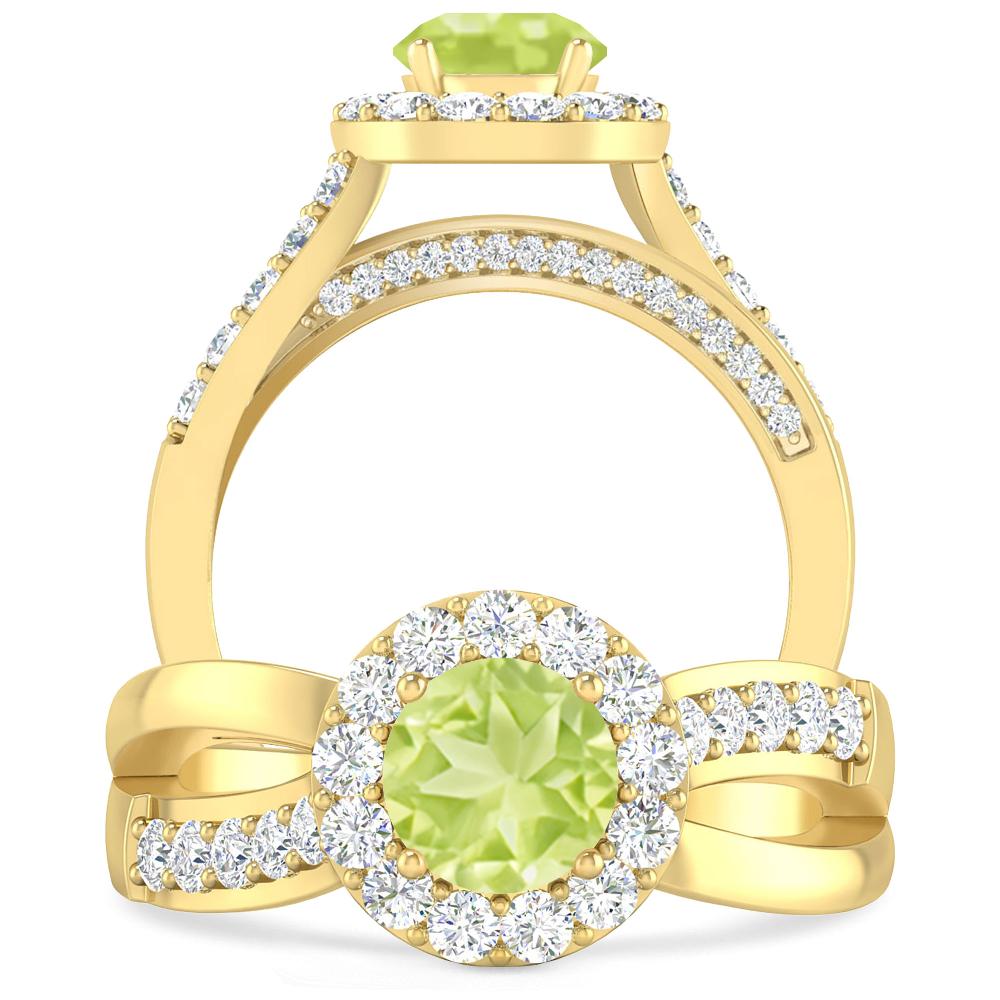 Yellow Gold - Peridot