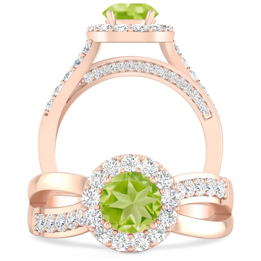 Rose Gold - Peridot