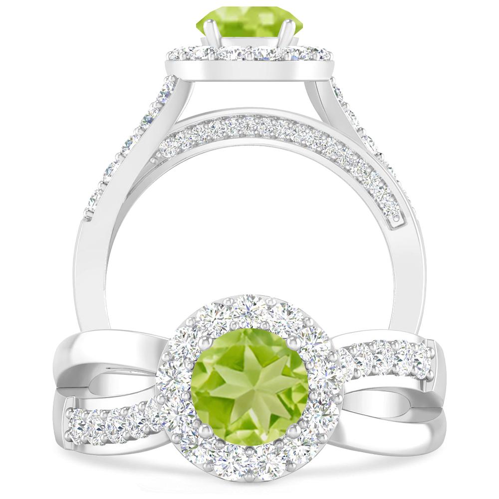 White Gold - Peridot