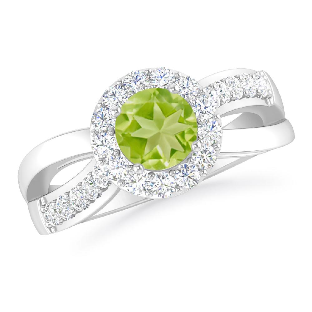 White Gold - Peridot