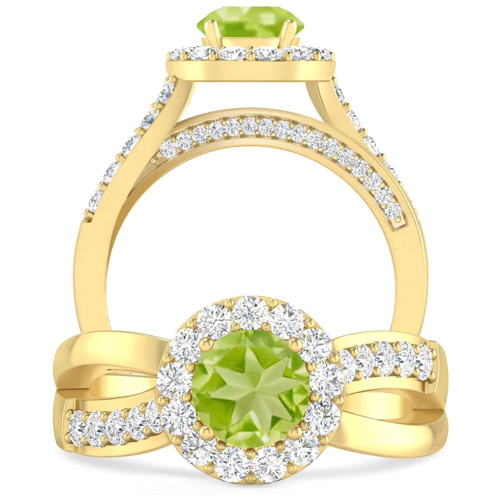 Yellow Gold - Peridot