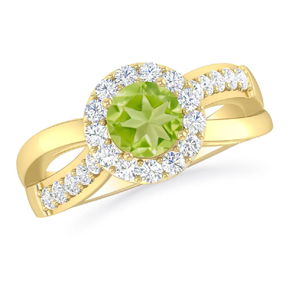 Yellow Gold - Peridot