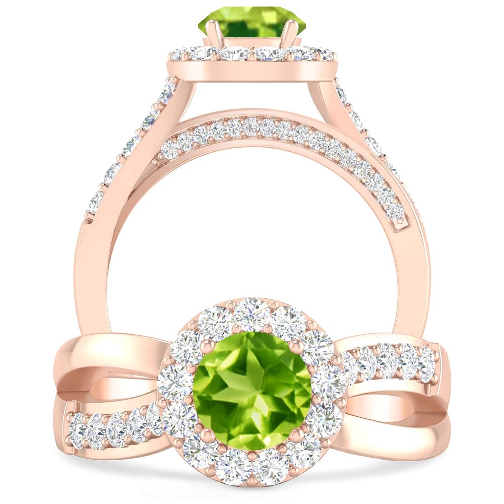 Rose Gold - Peridot