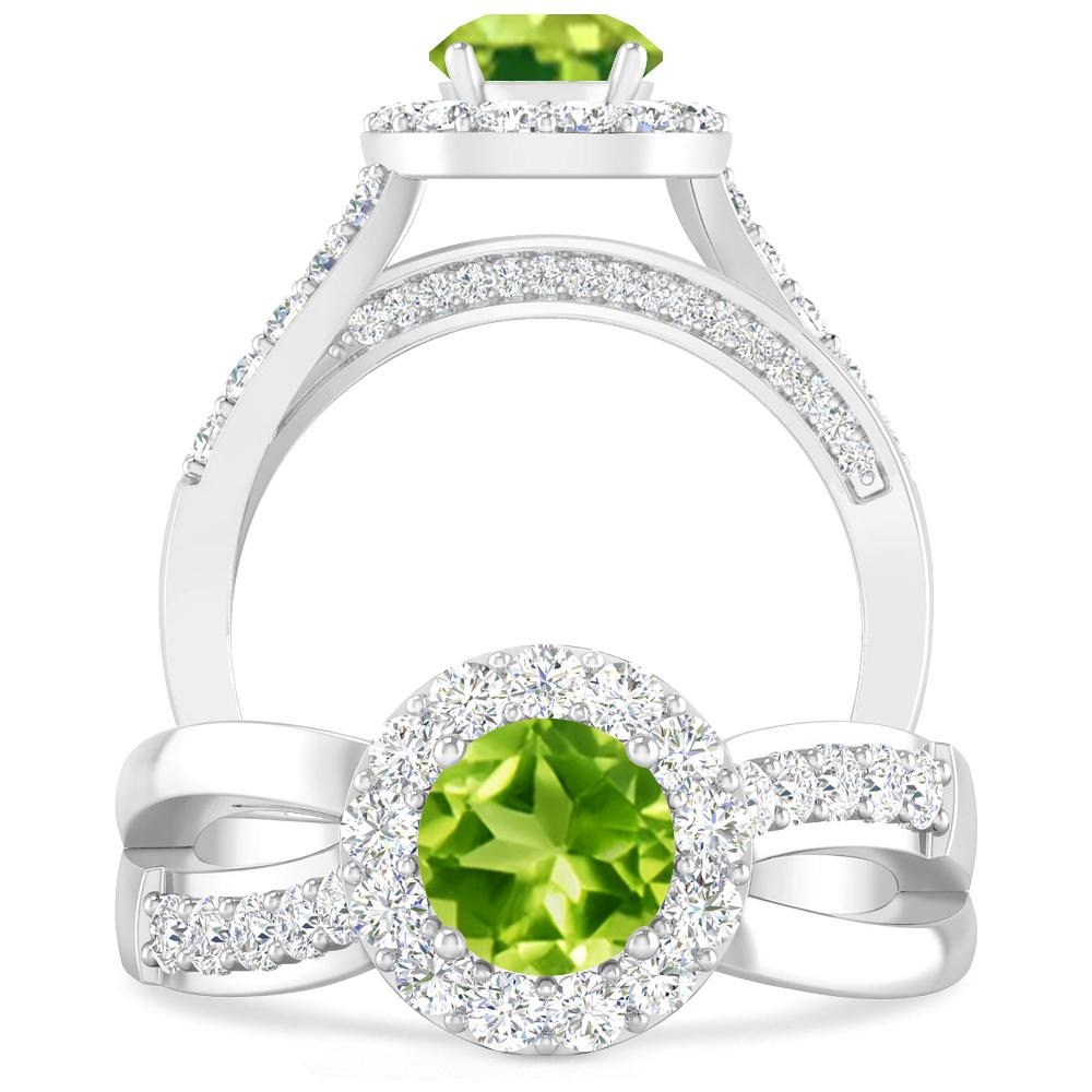 White Gold - Peridot