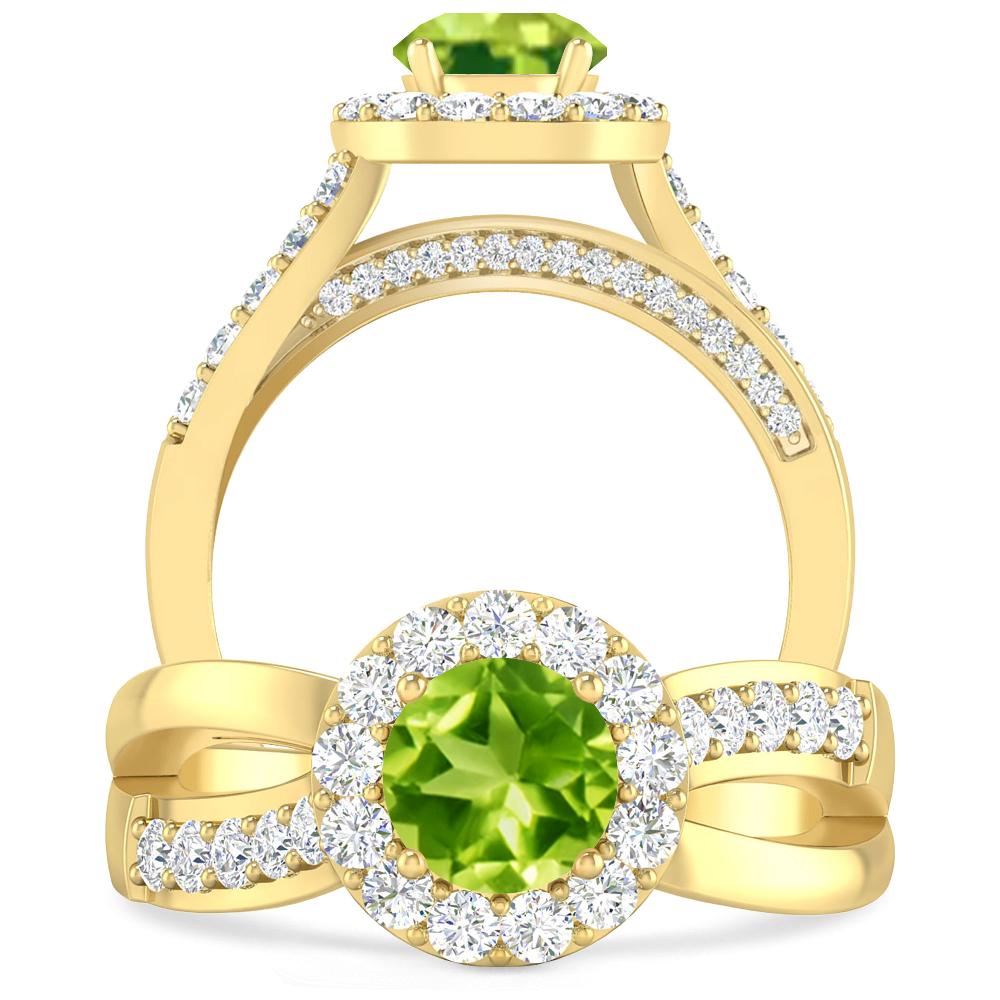 Yellow Gold - Peridot