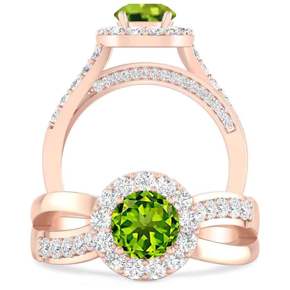 Rose Gold - Peridot