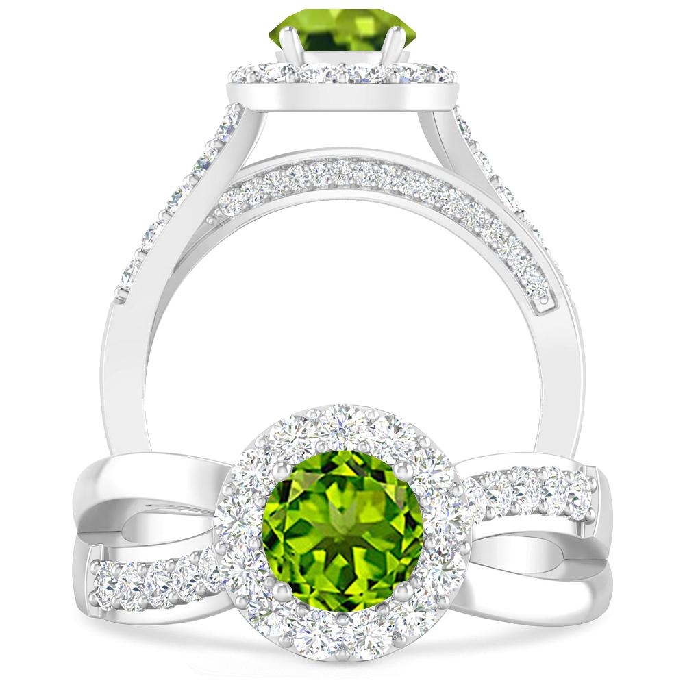 White Gold - Peridot