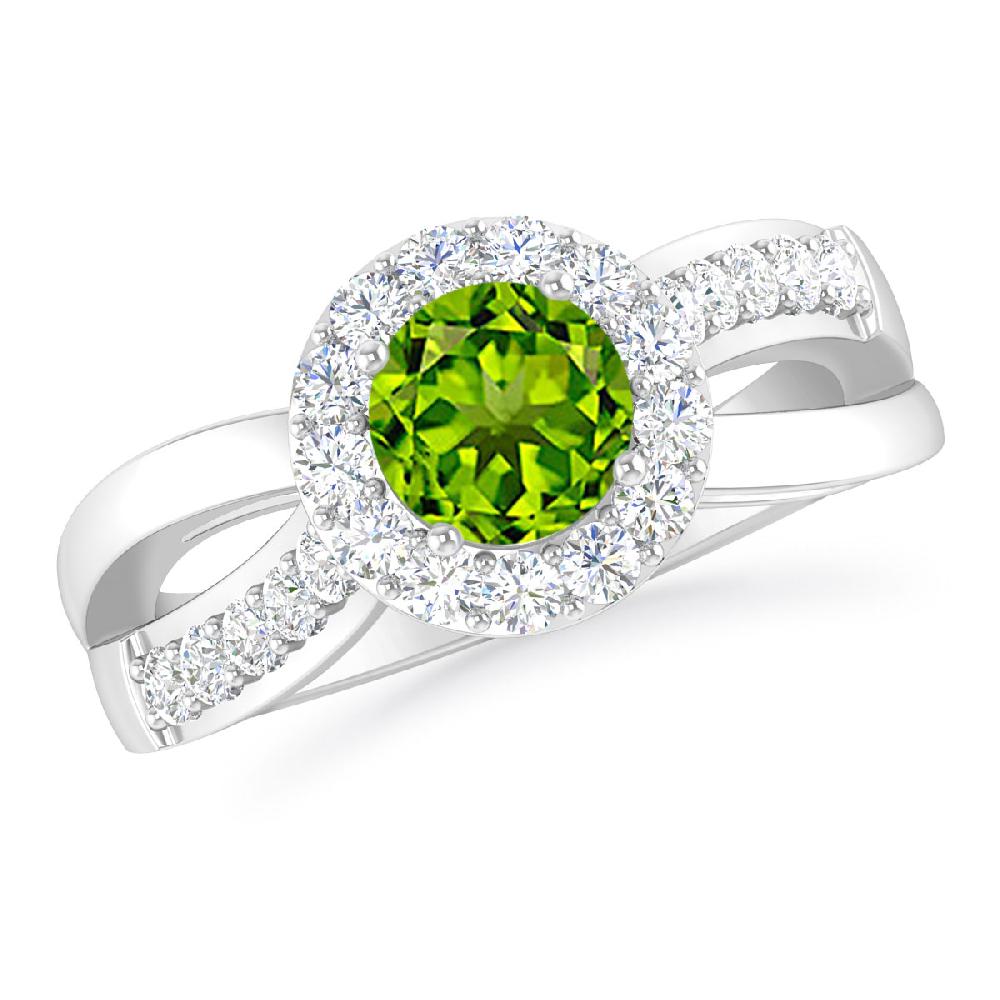 White Gold - Peridot