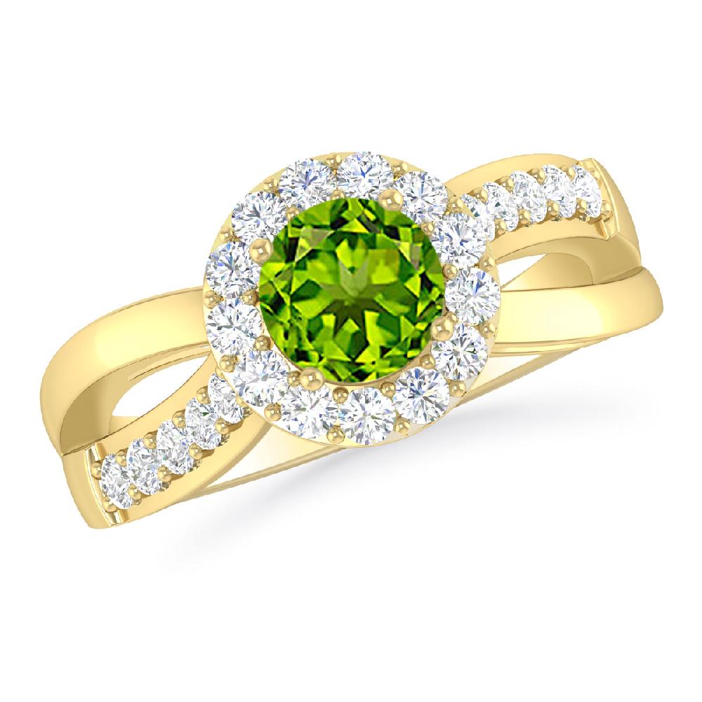 Yellow Gold - Peridot