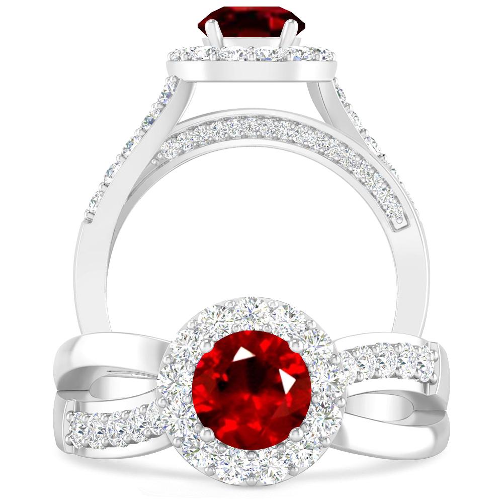 White Gold - Ruby