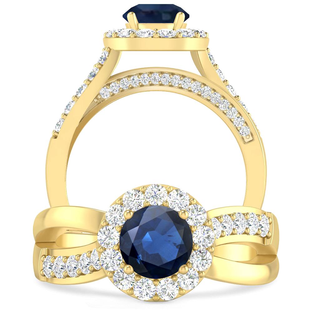 Yellow Gold - Sapphire