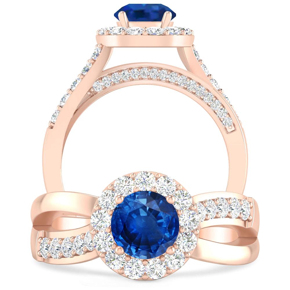 Rose Gold - Sapphire