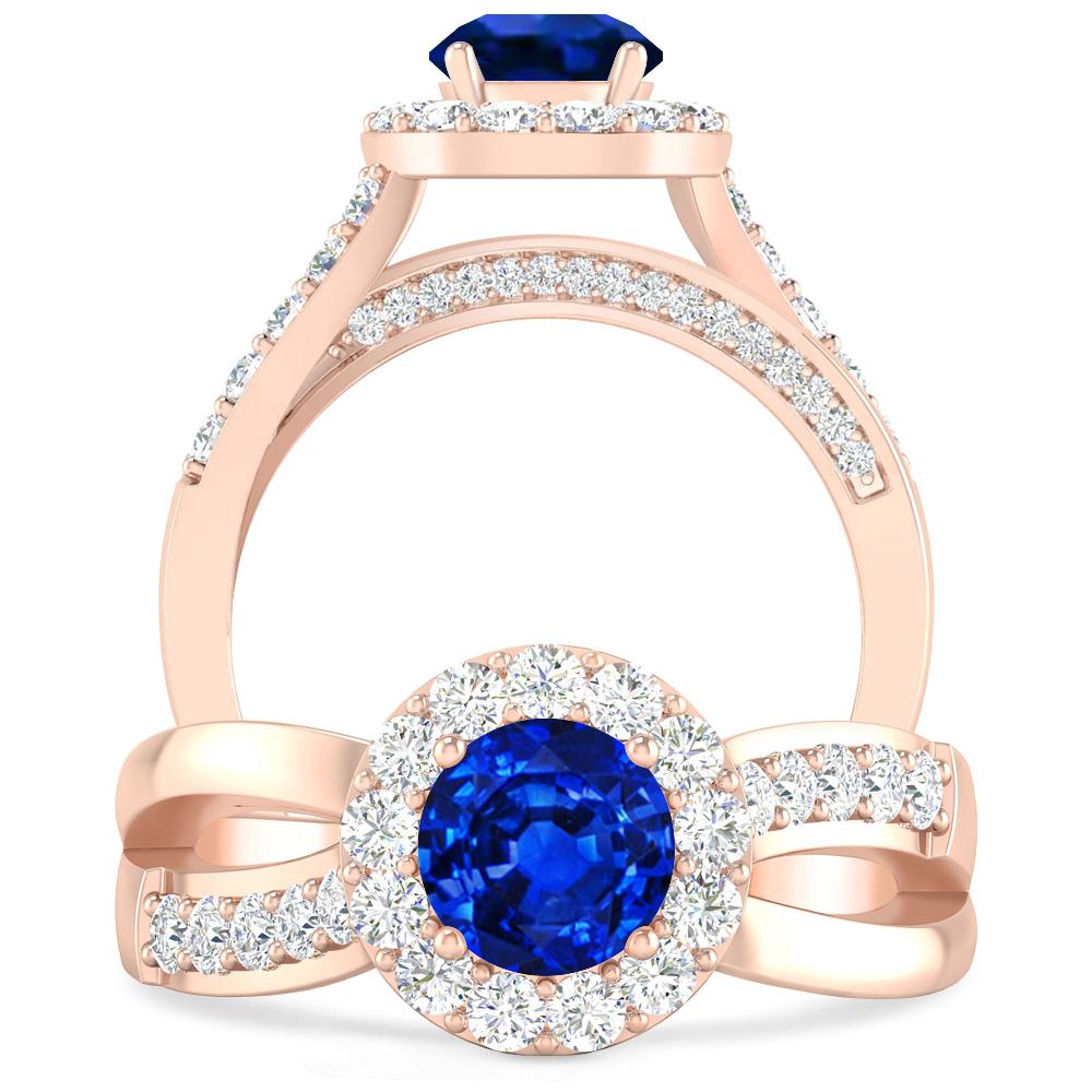 Rose Gold - Sapphire