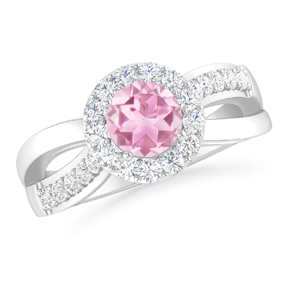 White Gold - Pink Tourmaline