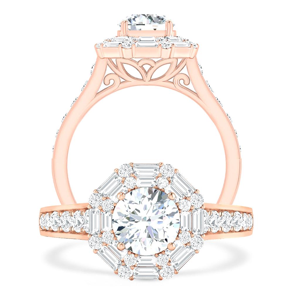 Rose Gold - Diamond