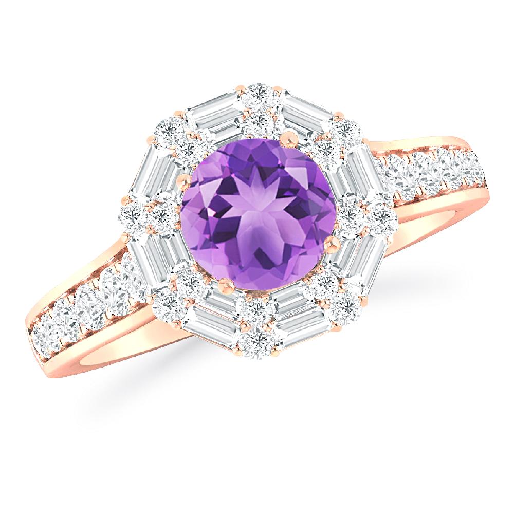 Rose Gold - Amethyst