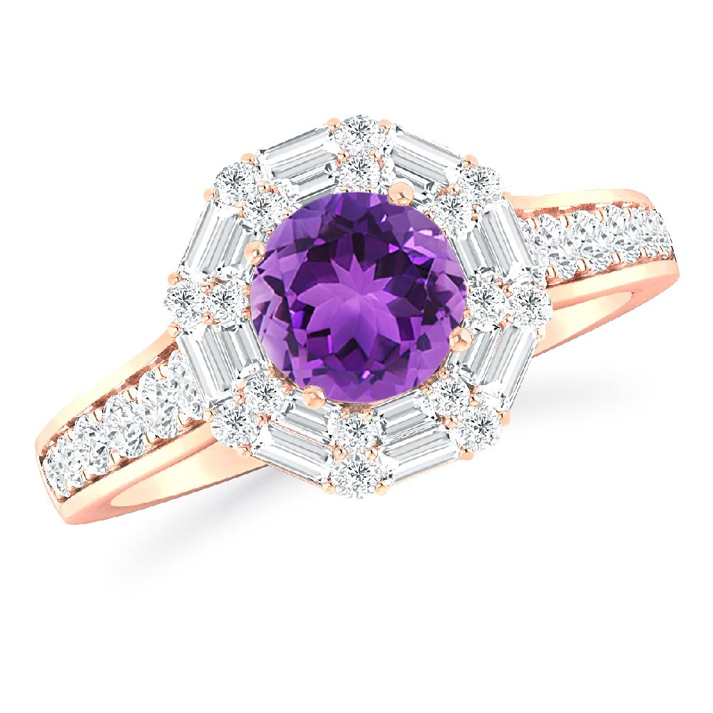 Rose Gold - Amethyst