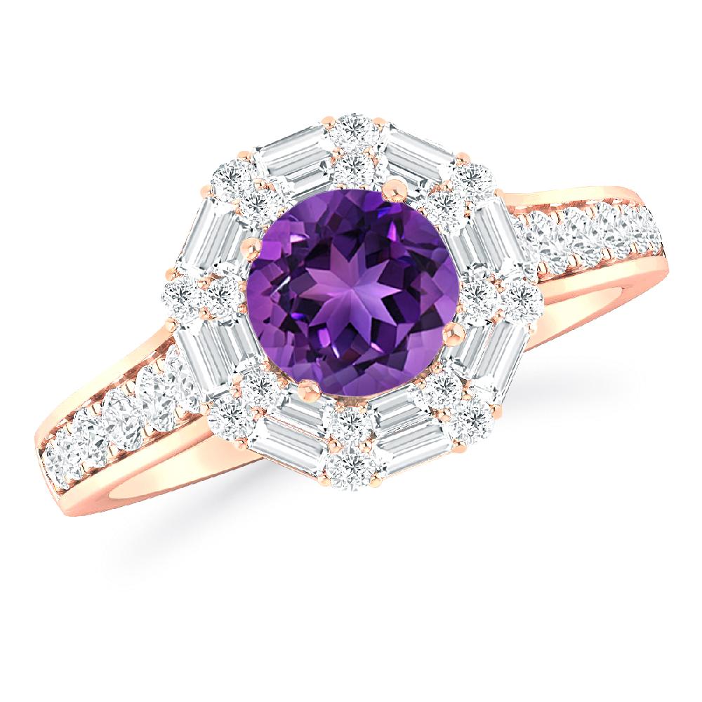 Rose Gold - Amethyst